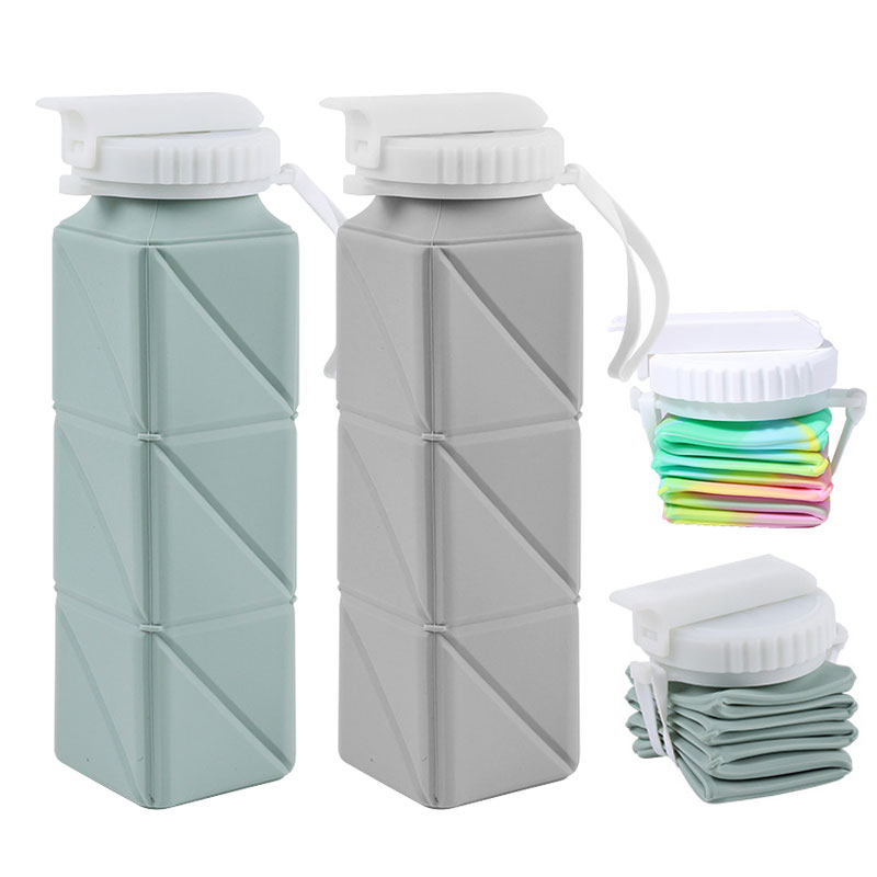 Water Bag Collapsible - Bottiglia d'acqua pieghevole da 620 ml
