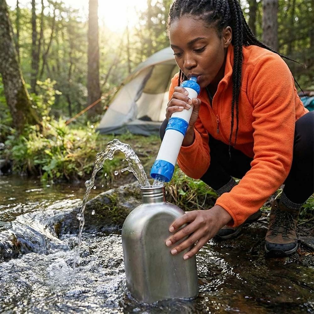 Water Purification Straw - Mini Filtro a Cannuccia per Acqua
