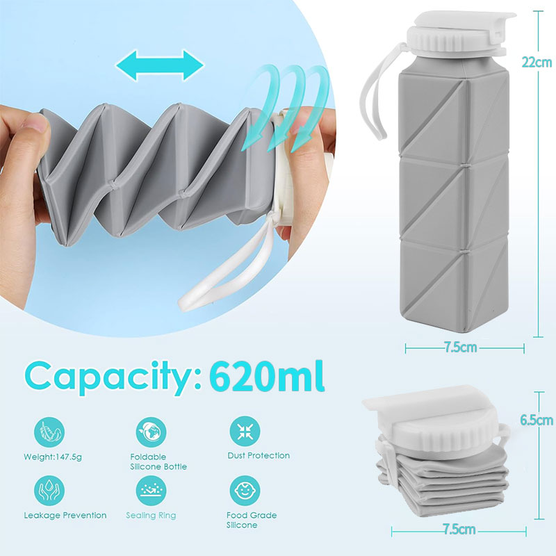 Bottiglia d'acqua pieghevole d - Water Bag Collapsible recensione e prezzo